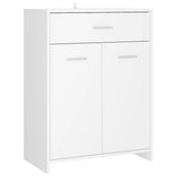 Bathroom Cabinet White 60x33x80 cm Engineered Wood - Front View