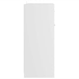 Bathroom Cabinet White 60x33x80 cm Engineered Wood - Rear View