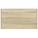 Bathroom Cabinet White and Sonoma Oak 60x33x80 cm Engineered Wood