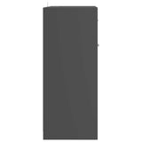 Bathroom Cabinet High Gloss Grey 60x33x80 cm Engineered Wood - Close-Up Angle