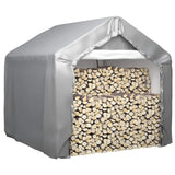 Storage Tent Grey 180x180 cm Galvanised Steel - Front View