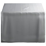 Storage Tent Grey 180x180 cm Galvanised Steel - Top-Down View
