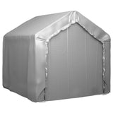 Storage Tent Grey 180x180 cm Galvanised Steel - 45-Degree Angle