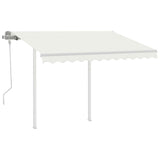 Awning Post Set White 300x245 cm Iron