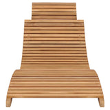 3 Piece Folding Garden Lounge Set Solid Teak Wood - Top-Down View