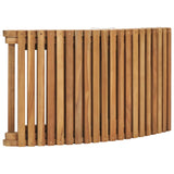 3 Piece Folding Garden Lounge Set Solid Teak Wood - 45-Degree Angle