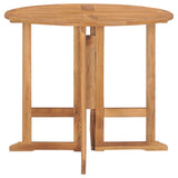 5 Piece Folding Outdoor Dining Set Solid Teak Wood