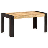 Dining Table 160x80x76 cm Solid Mango Wood - Low Angle