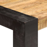 Dining Table 180x90x76 cm Solid Mango Wood - 45-Degree Angle