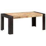 Dining Table 180x90x76 cm Solid Mango Wood - Low Angle