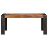 Dining Table 180x90x76 cm Solid Mango Wood - Front View