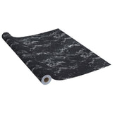 Self-adhesive Furniture Film Black Stone 500x90 cm PVC - Front View