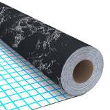Self-adhesive Furniture Film Black Stone 500x90 cm PVC - Top-Down View