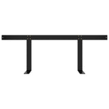 Backrest for Pallet Sofa Black 110 cm Iron