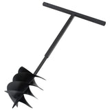 Ground Drill with Handle 250 mm with Extension Tube 8 m Steel