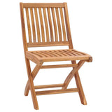 5 Piece Garden Dining Set Solid Teak Wood