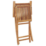 5 Piece Garden Dining Set Solid Teak Wood - Extra Image