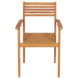 9 Piece Garden Dining Set Solid Teak Wood - Low Angle