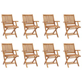 9 Piece Garden Dining Set Solid Teak Wood - 45-Degree Angle