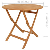 5 Piece Garden Dining Set Solid Teak Wood - Extra Image