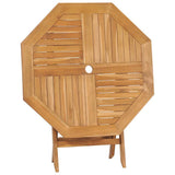5 Piece Garden Dining Set Solid Teak Wood