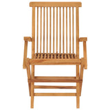 5 Piece Garden Dining Set Solid Teak Wood