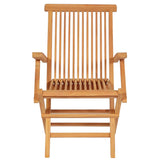 5 Piece Garden Dining Set Solid Teak Wood - Extra Image