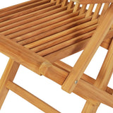 5 Piece Garden Dining Set Solid Teak Wood - Extra Image
