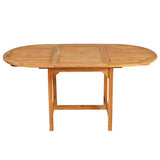 5 Piece Garden Dining Set Solid Teak Wood