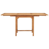 7 Piece Garden Dining Set Solid Teak Wood