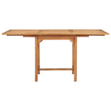 7 Piece Garden Dining Set Solid Teak Wood