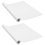 Self-adhesive Furniture Films 2 pcs White 500x90 cm PVC