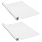 Self-adhesive Furniture Films 2 pcs White 500x90 cm PVC