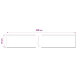 Self-adhesive Furniture Films 2 pcs White 500x90 cm PVC