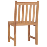 3 Piece Garden Dining Set 80x80 cm Solid Teak Wood - Close-Up Angle