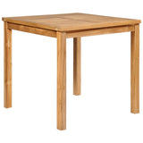 5 Piece Garden Dining Set 80x80 cm Solid Teak Wood - Extra Image
