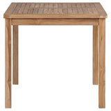 5 Piece Garden Dining Set 80x80 cm Solid Teak Wood