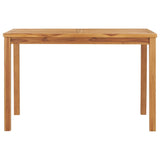5 Piece Garden Dining Set 120x70 cm Solid Teak Wood - Extra Image