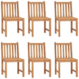 7 Piece Garden Dining Set 120x70 cm Solid Teak Wood