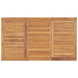 5 Piece Garden Dining Set 140x80 cm Solid Teak Wood - Extra Image
