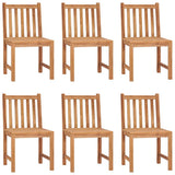 7 Piece Garden Dining Set 160x80 cm Solid Teak Wood
