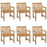 7 Piece Garden Dining Set 180x90 cm Solid Teak Wood - Side View