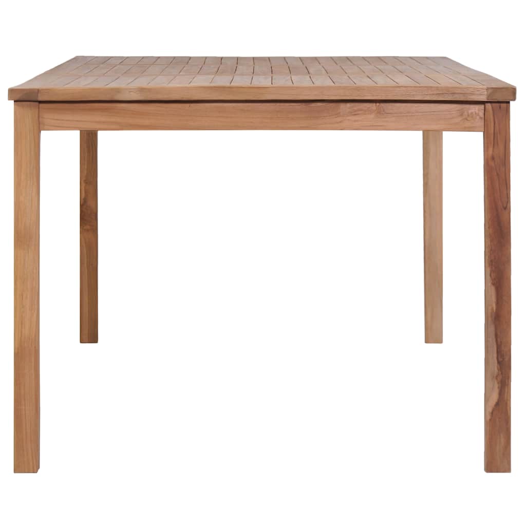 7 Piece Garden Dining Set 200x100 cm Solid Teak Wood