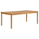 7 Piece Garden Dining Set 200x100 cm Solid Teak Wood - Extra Image
