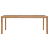 9 Piece Garden Dining Set 200x100 cm Solid Teak Wood - Extra Image