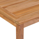 7 Piece Garden Dining Set 200x100 cm Solid Teak Wood