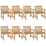9 Piece Garden Dining Set 200x100 cm Solid Teak Wood