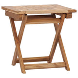 Garden Deck Chairs with Footrests and Table Solid Teak Wood - Rear View