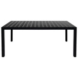 9 Piece Garden Dining Set Black