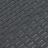 Garden Table Anthracite 58x58x41 cm PP Rattan